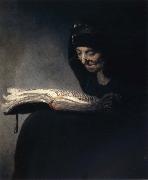 REMBRANDT Harmenszoon van Rijn Portrait of Rembrandt-s Mother painting